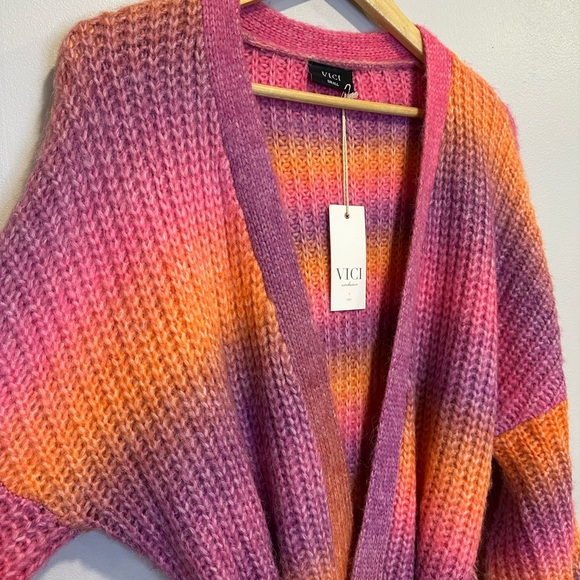 VICI Exclusive x FATE Multi-Color Cardigan - Picture 7 of 13
